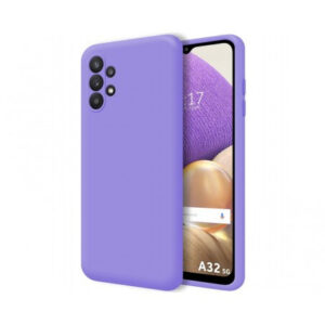 Silicone case morado samsung A32 4G
