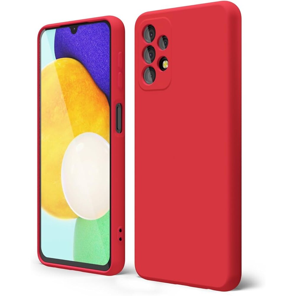 Silicone case rojo mate samsung galaxy A32 5G