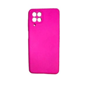 Silicone case fucsia fosforecente samsung galaxy A22 4G