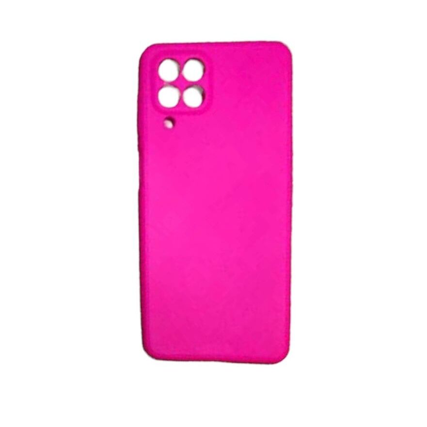 Silicone case fucsia fosforecente samsung galaxy A22 4G