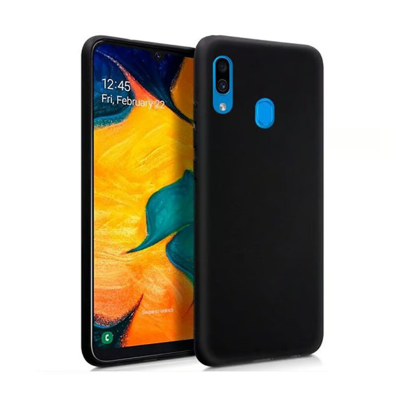 Silicone case negro samsung galaxy A20
