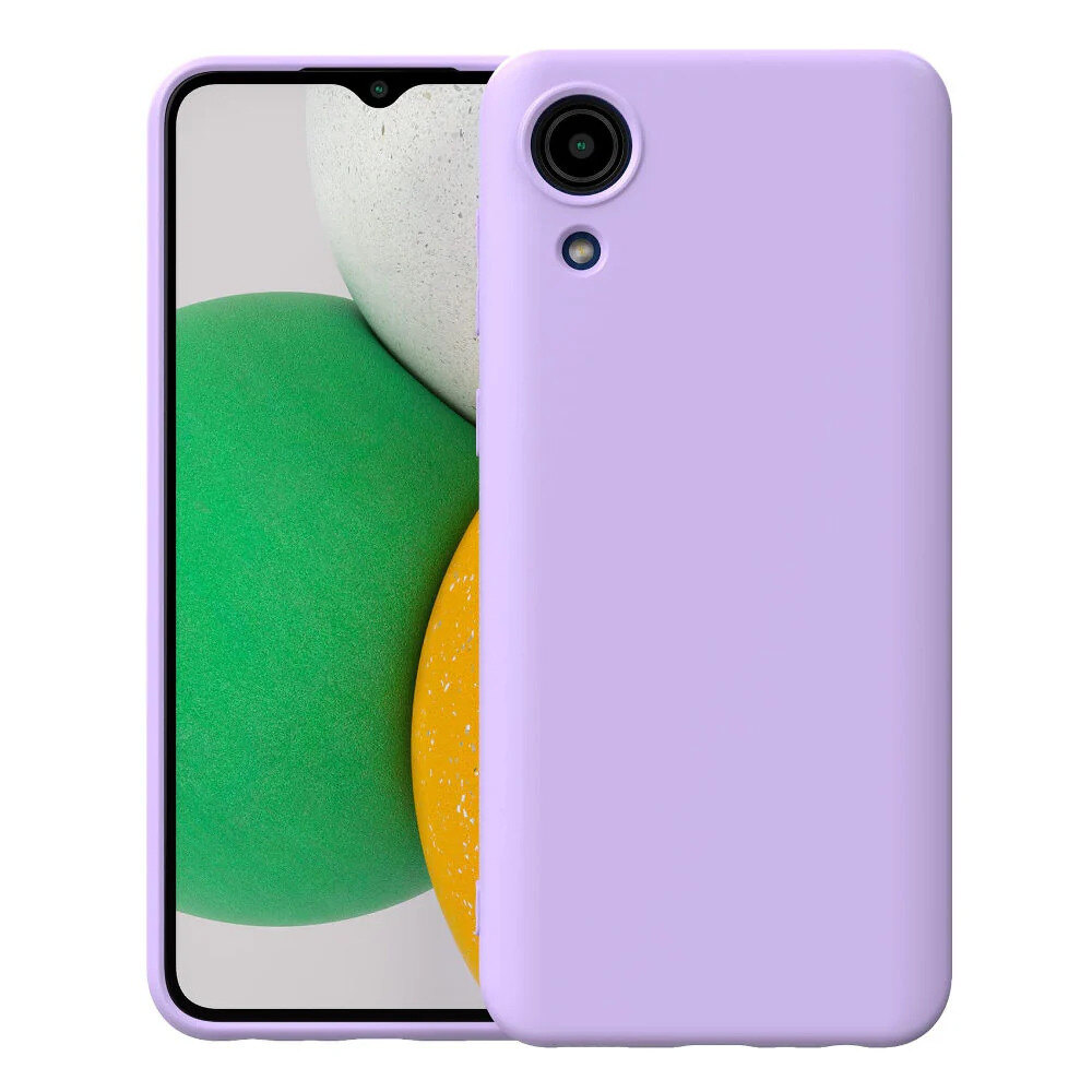 Silicone case lila samsung galaxy A03 core