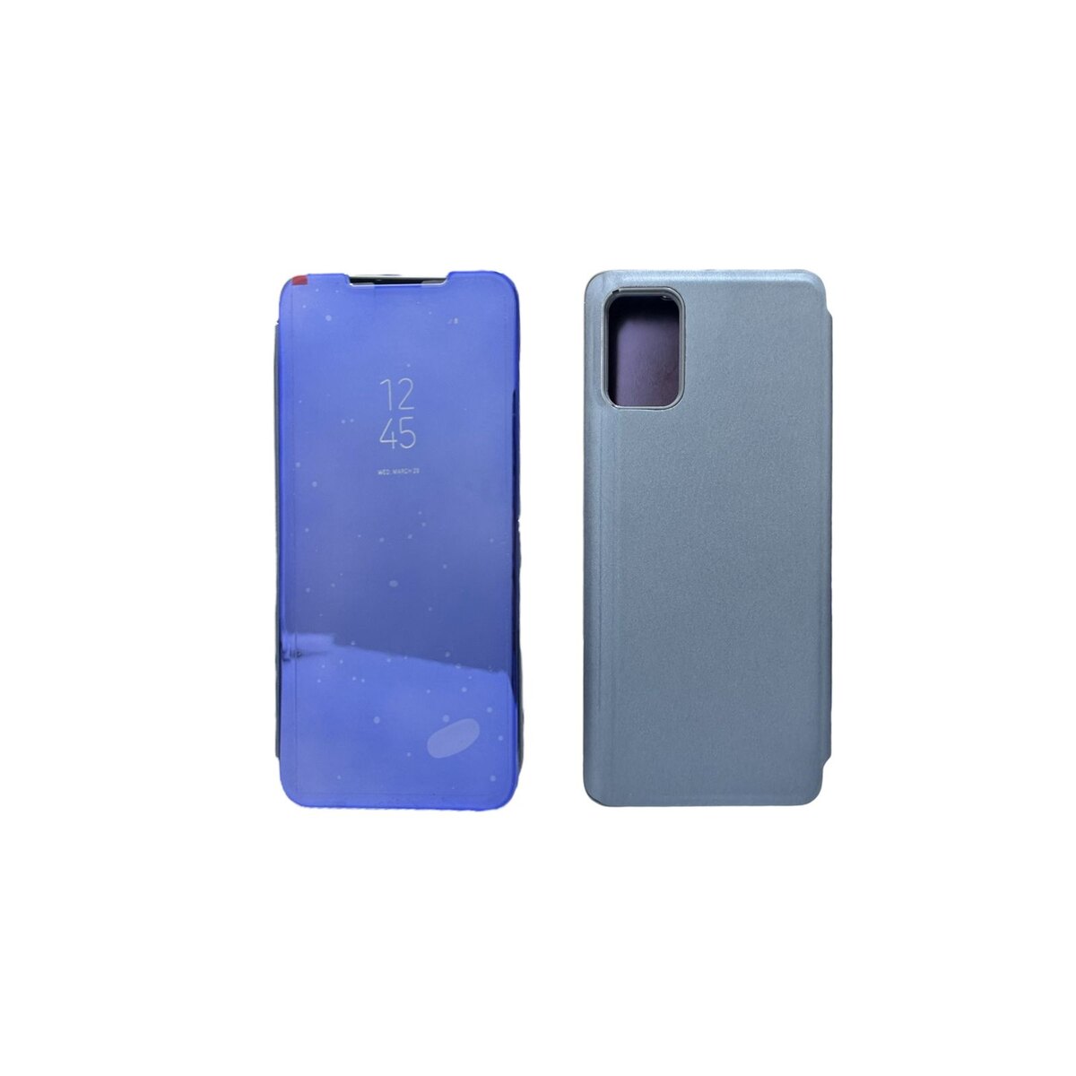 Case azul con tapa samsung A71 5g