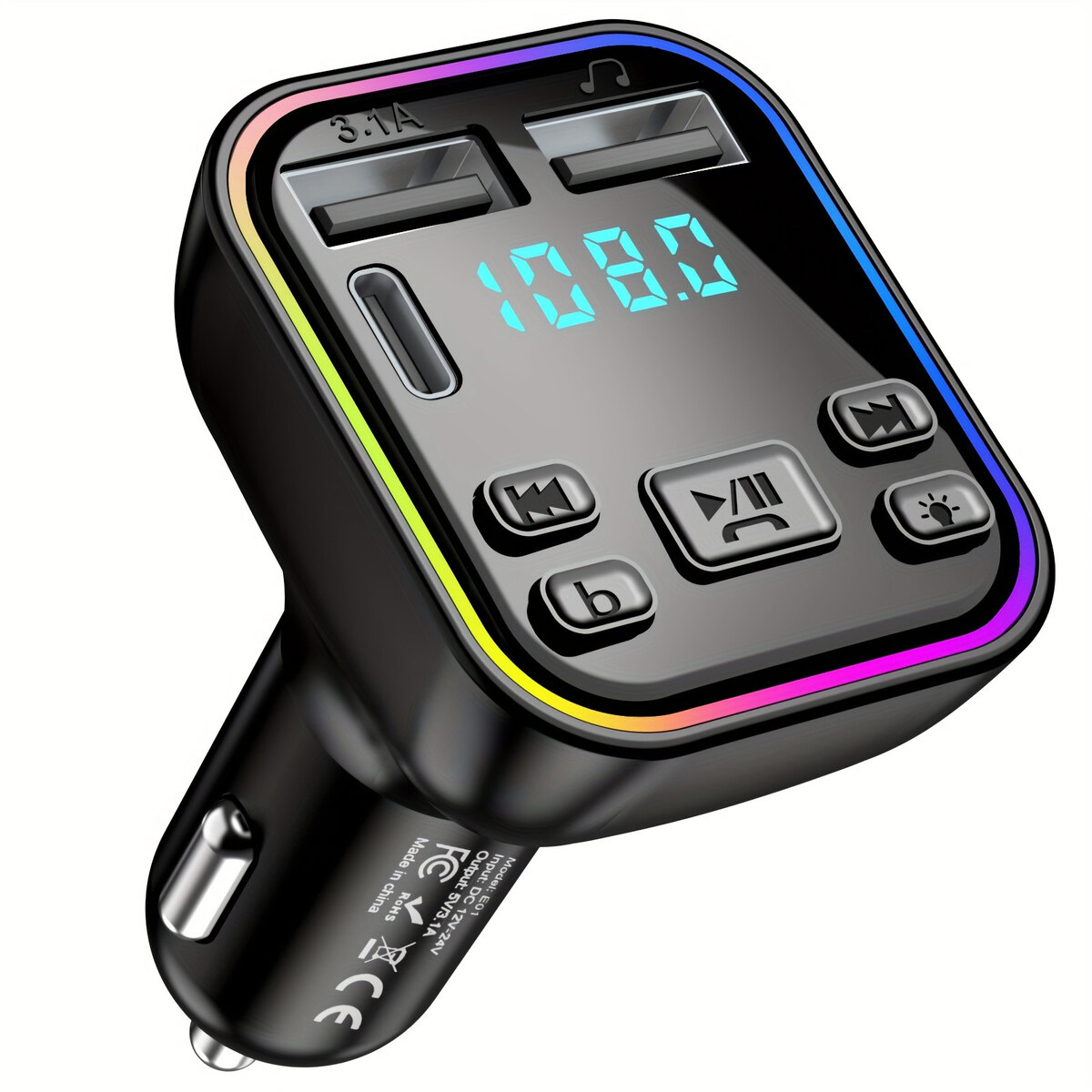 CARGADOR DE COCHE USB -TIPO C
