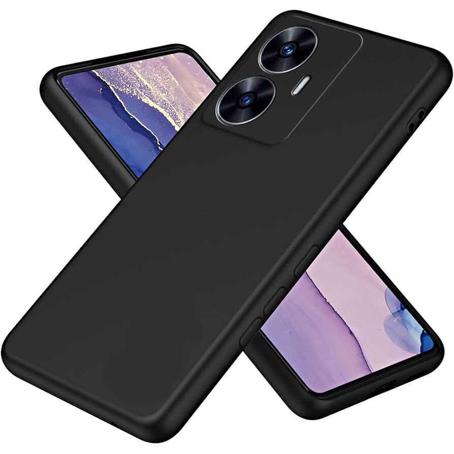Silicone case negro Oppo C55