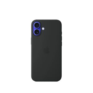Silicone case negro iphone 16