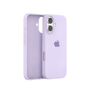 Silicone case lila iphone 16