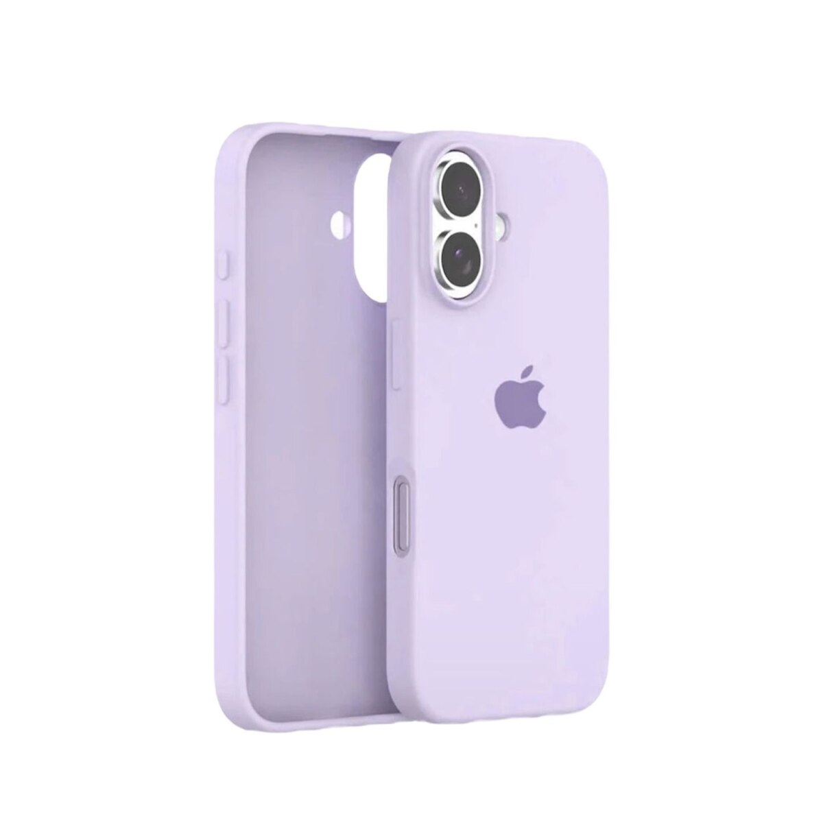 Silicone case lila iphone 16