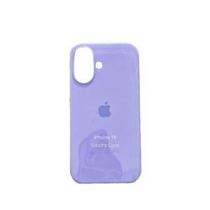 Silicone case lila2 iphone 16