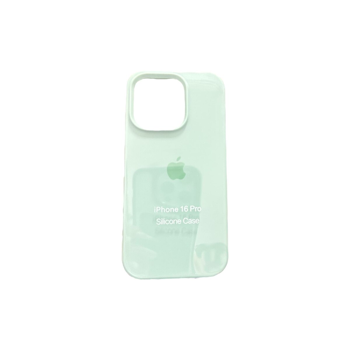 Silicone case verde pastel iphone 16 pro