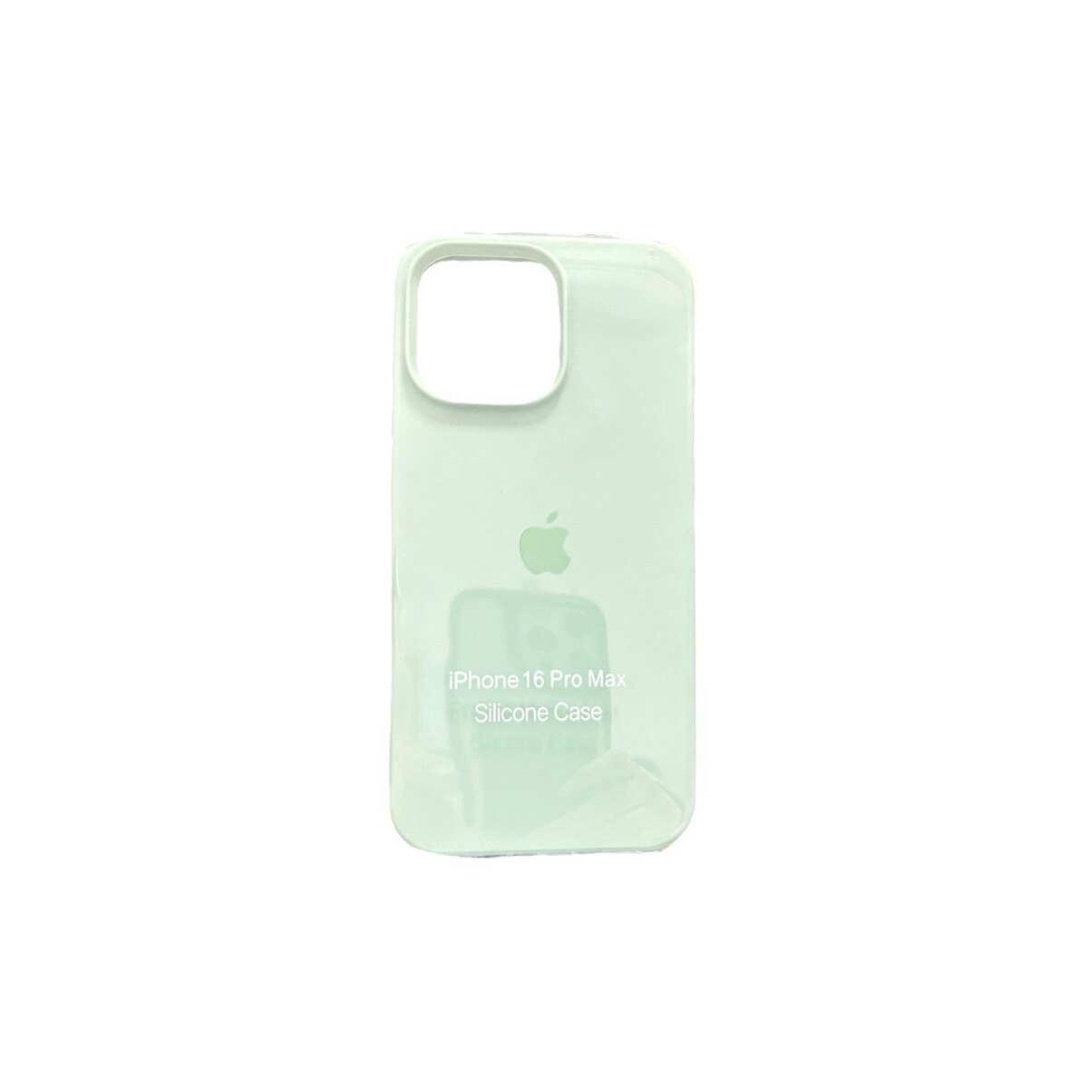 Silicone case verde pastel iphone 16 pro max
