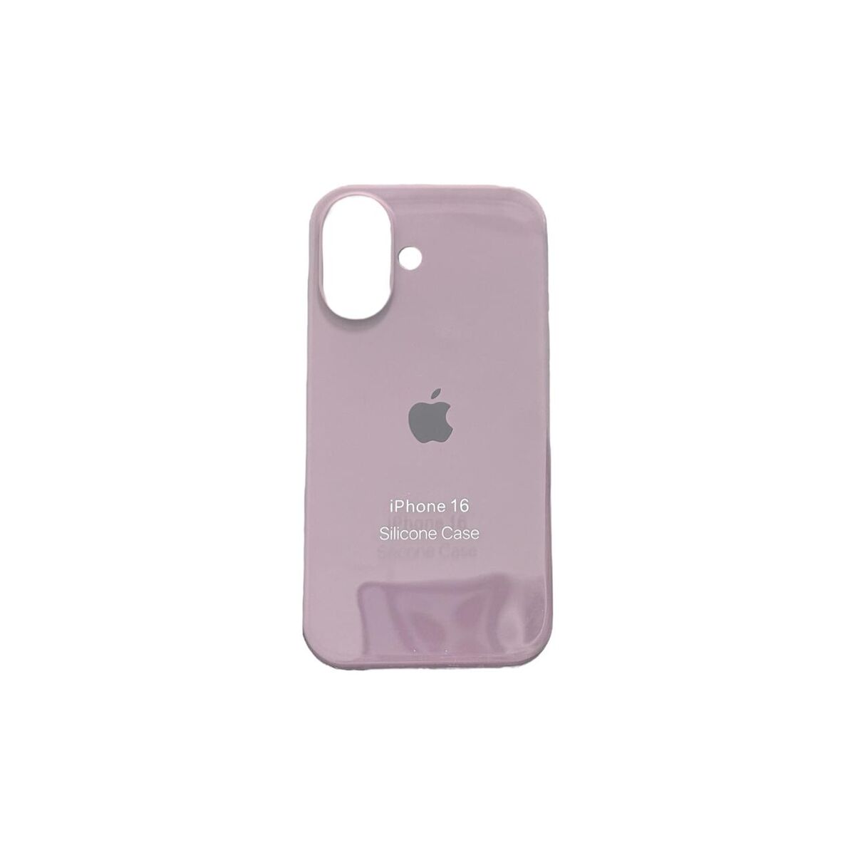 Silicone case magenta iphone 16